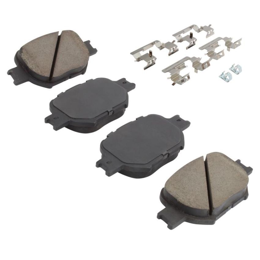 MPA 1001-0817C Quality-Built Premium Ceramic Brake Pads w/ Hardware