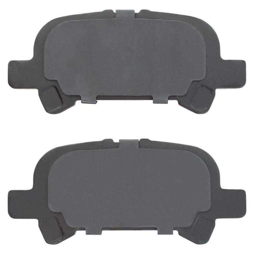 MPA 1001-0828M Quality-Built Premium Semi-Metallic Brake Pads w/ Hardware