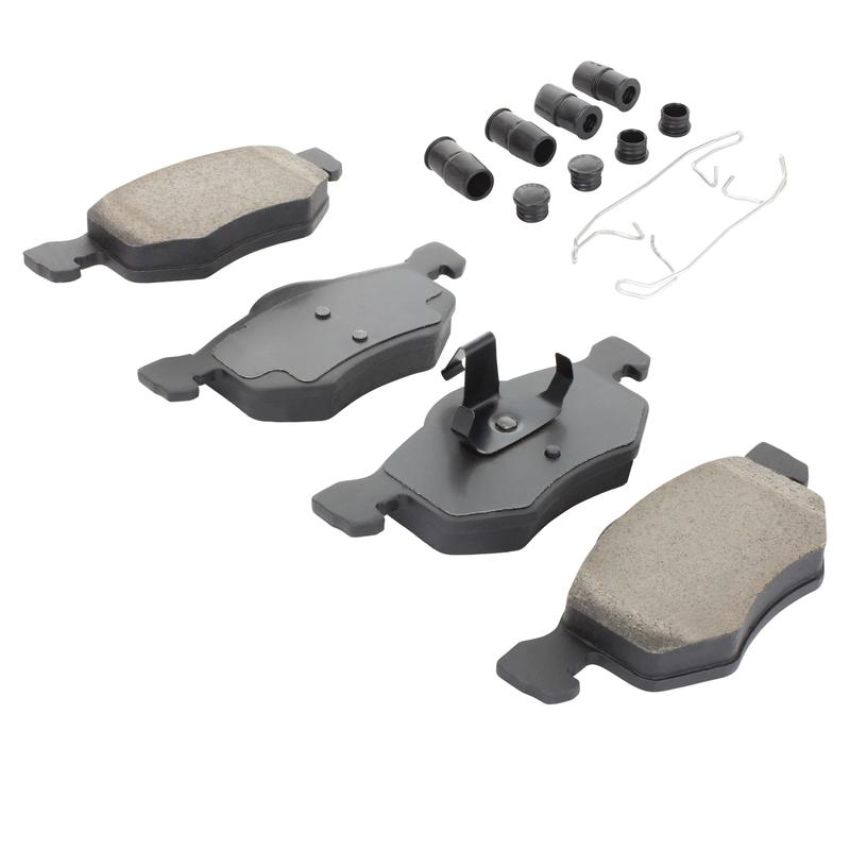 MPA 1001-0843C Quality-Built Premium Ceramic Brake Pads w/ Hardware