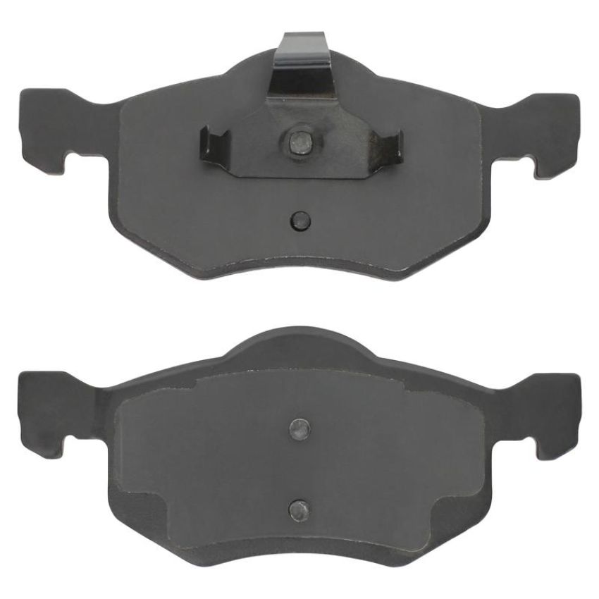 MPA 1001-0843M Quality-Built Premium Semi-Metallic Brake Pads w/ Hardware
