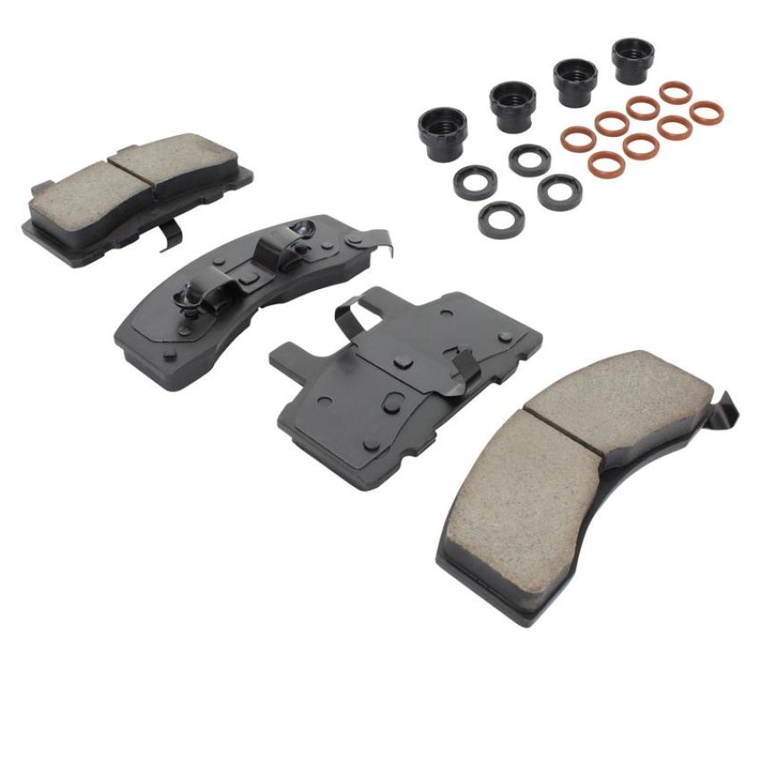 MPA 1001-0845C Quality-Built Premium Ceramic Brake Pads w/ Hardware