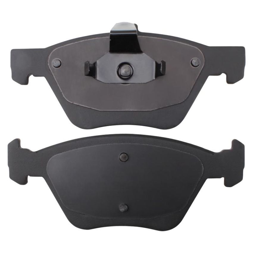 MPA 1001-0853AM Quality-Built Premium Semi-Metallic Brake Pads w/ Hardware