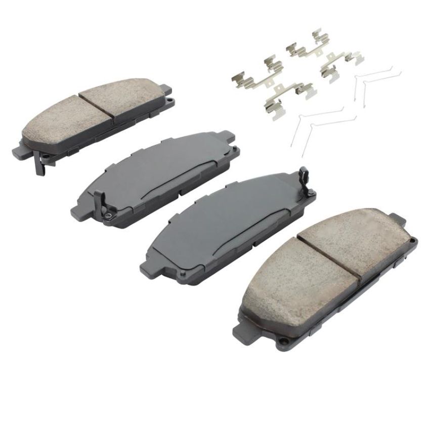 MPA 1001-0855C Quality-Built Premium Ceramic Brake Pads w/ Hardware