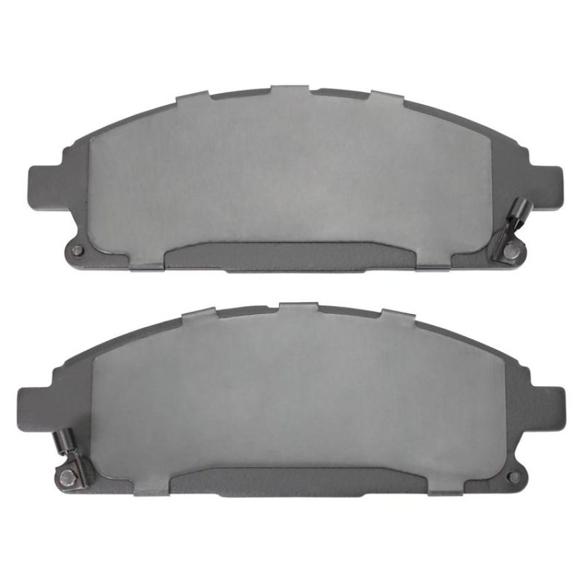 MPA 1001-0855M Quality-Built Premium Semi-Metallic Brake Pads w/ Hardware