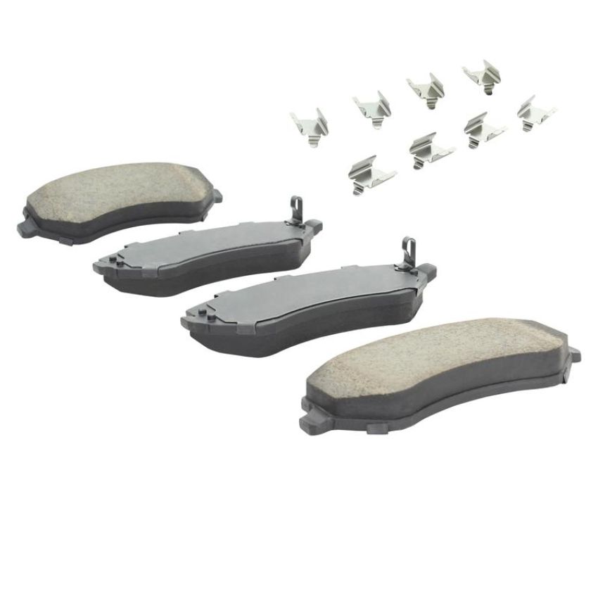 MPA 1001-0856C Quality-Built Premium Ceramic Brake Pads w/ Hardware