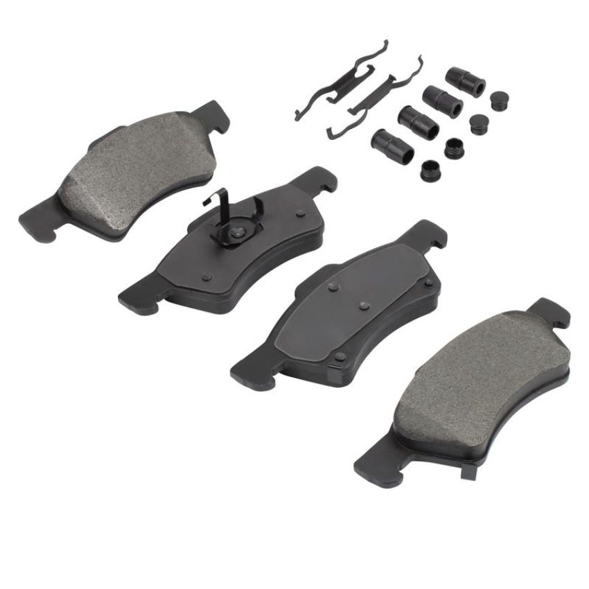 MPA 1001-0857C Quality-Built Premium Ceramic Brake Pads w/ Hardware
