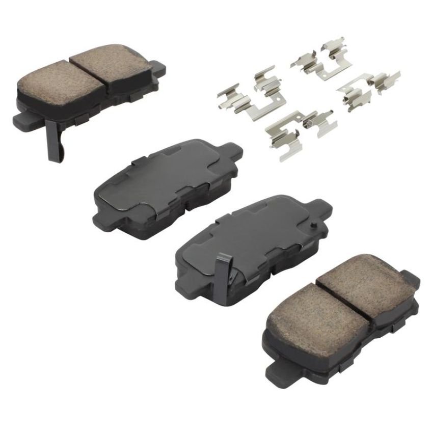 MPA 1001-0865M Quality-Built Premium Semi-Metallic Brake Pads w/ Hardware