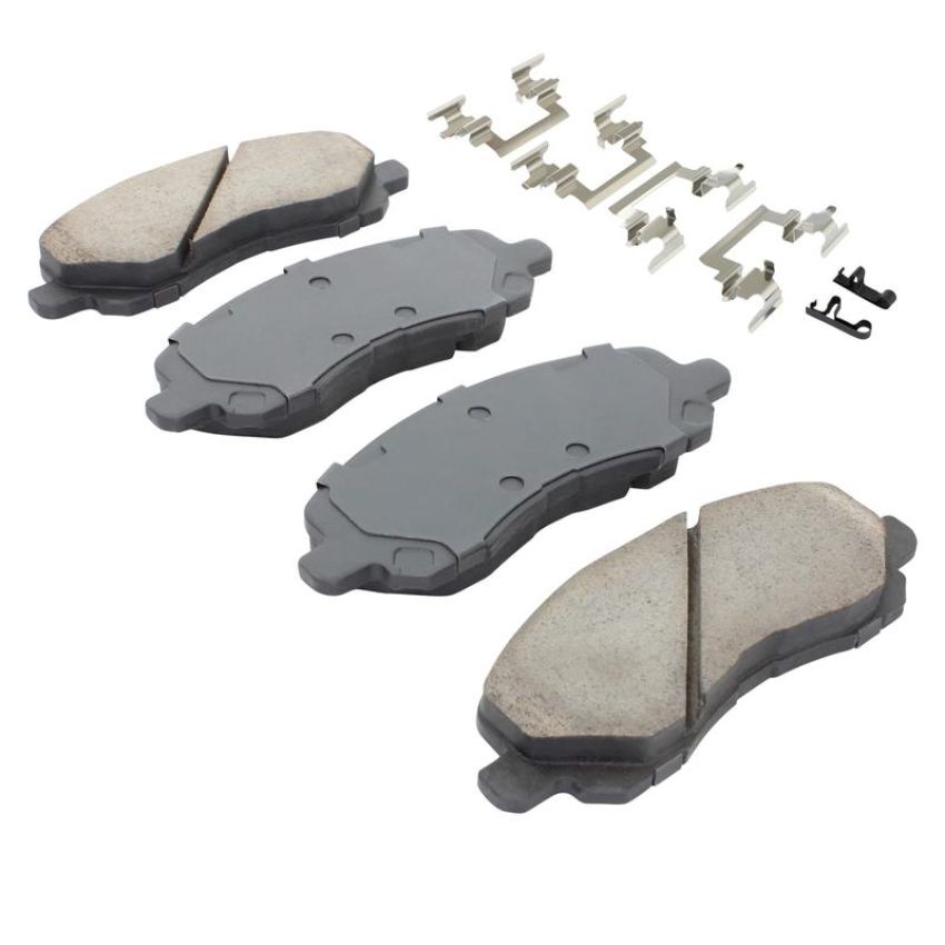 MPA 1001-0866C Quality-Built Premium Ceramic Brake Pads w/ Hardware