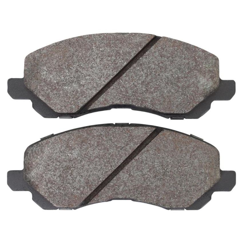 MPA 1001-0866M Quality-Built Premium Semi-Metallic Brake Pads w/ Hardware