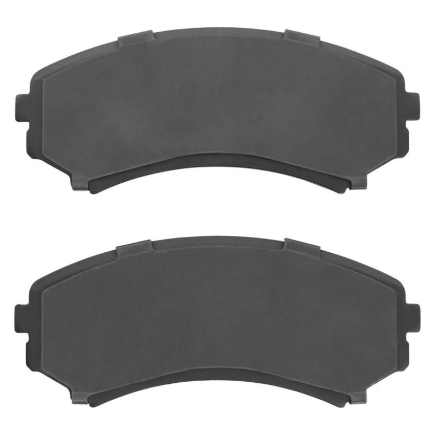 MPA 1001-0867M Quality-Built Premium Semi-Metallic Brake Pads w/ Hardware