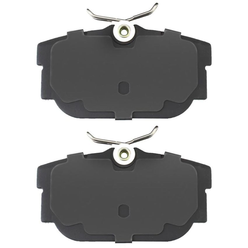 MPA 1001-0877M Quality-Built Premium Semi-Metallic Brake Pads w/ Hardware