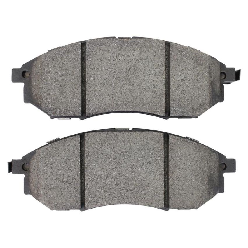 MPA 1001-0888M Quality-Built Premium Semi-Metallic Brake Pads w/ Hardware