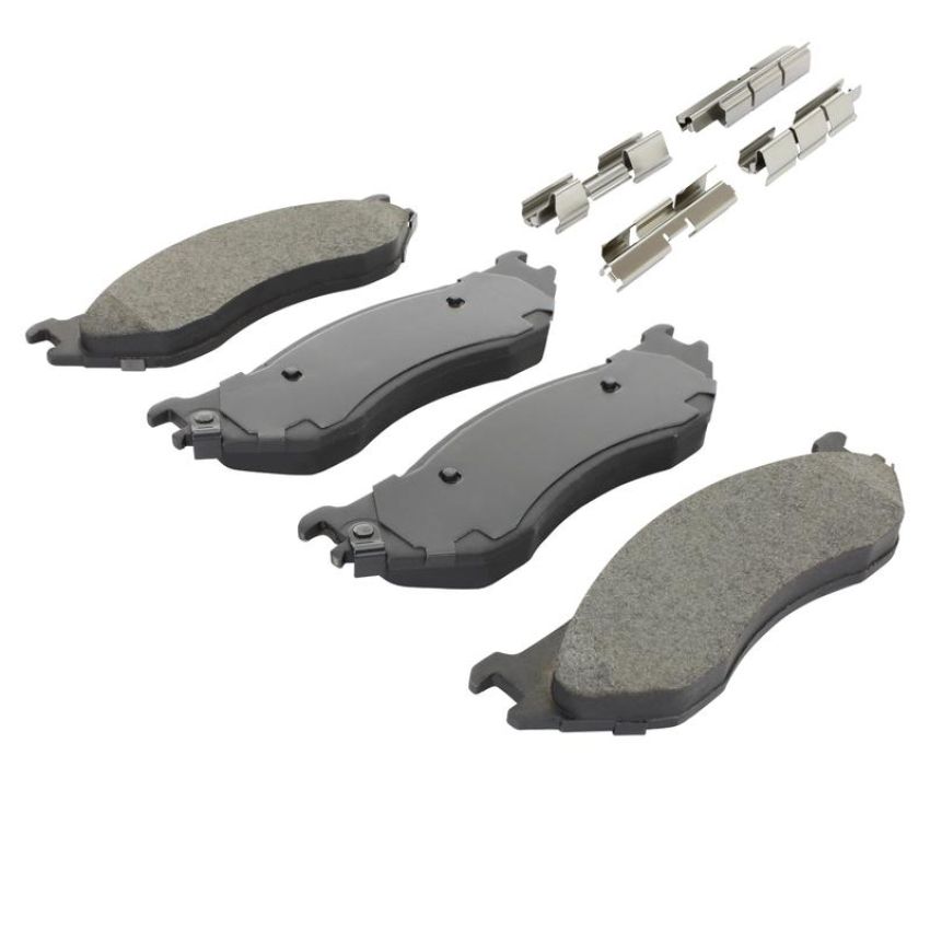 MPA 1001-0897C Quality-Built Premium Ceramic Brake Pads w/ Hardware