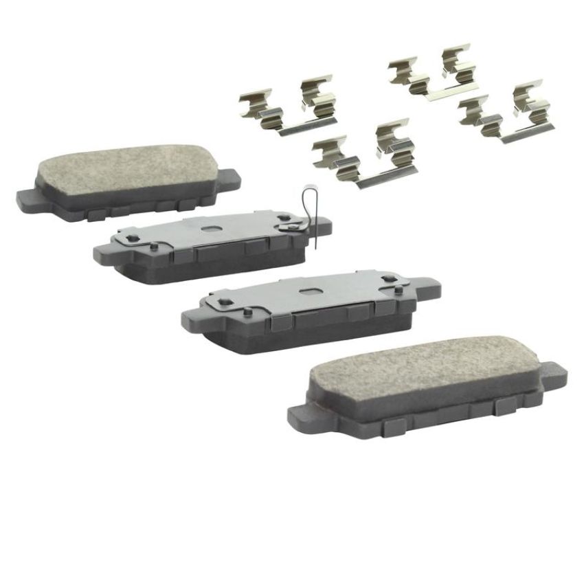 MPA 1001-0905AC Quality-Built Premium Ceramic Brake Pads w/ Hardware