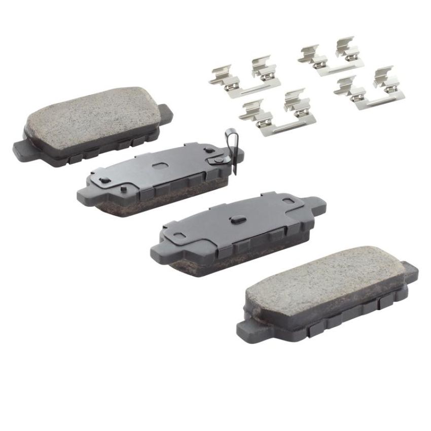 MPA 1001-0905BC Quality-Built Premium Ceramic Brake Pads w/ Hardware