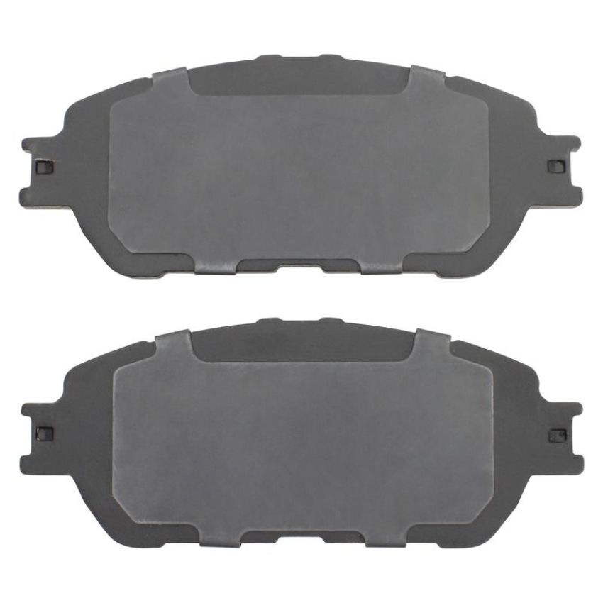 MPA 1001-0906AM Quality-Built Premium Semi-Metallic Brake Pads w/ Hardware