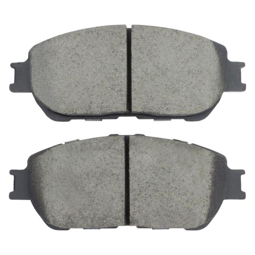 MPA 1001-0906AM Quality-Built Premium Semi-Metallic Brake Pads w/ Hardware