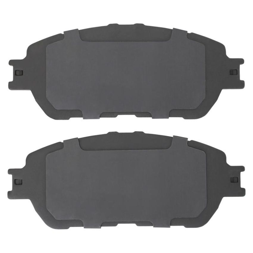 MPA 1001-0906M Quality-Built Premium Semi-Metallic Brake Pads w/ Hardware