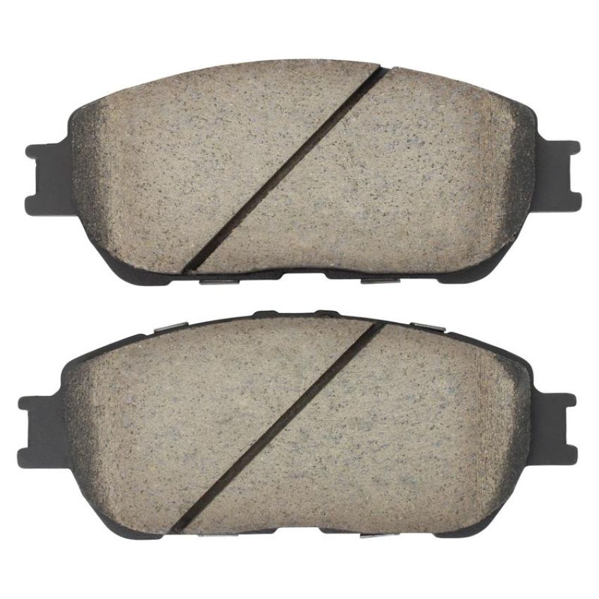MPA 1001-0906M Quality-Built Premium Semi-Metallic Brake Pads w/ Hardware