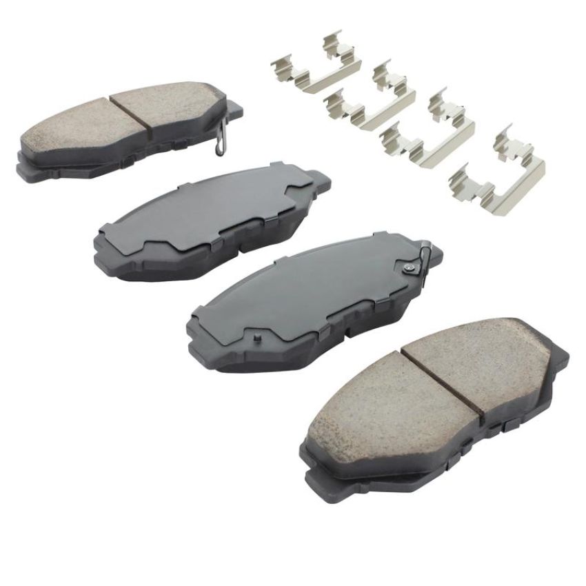 MPA 1001-0914AC Quality-Built Premium Ceramic Brake Pads w/ Hardware