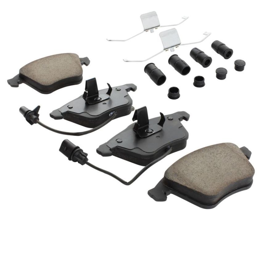 MPA 1001-0915AC Quality-Built Premium Ceramic Brake Pads w/ Hardware