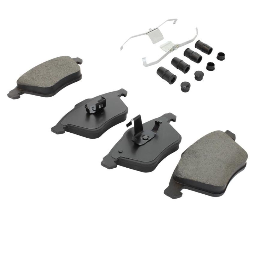 MPA 1001-0915BM Quality-Built Premium Semi-Metallic Brake Pads w/ Hardware
