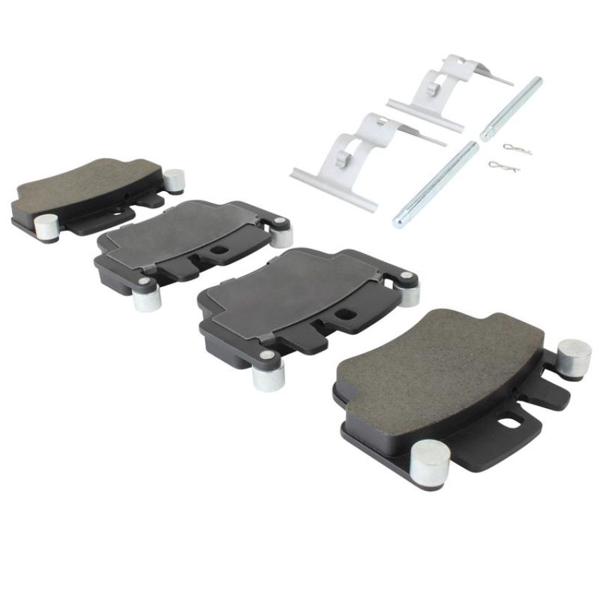 MPA 1001-0917M Quality-Built Premium Semi-Metallic Brake Pads w/ Hardware