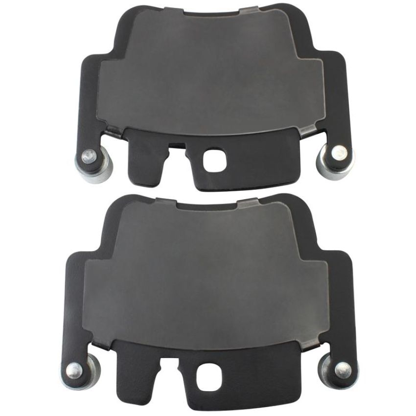 MPA 1001-0917M Quality-Built Premium Semi-Metallic Brake Pads w/ Hardware