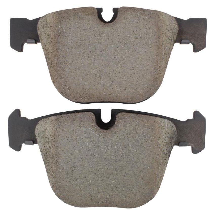 MPA 1001-0919CM Quality-Built Premium Semi-Metallic Brake Pads w/ Hardware