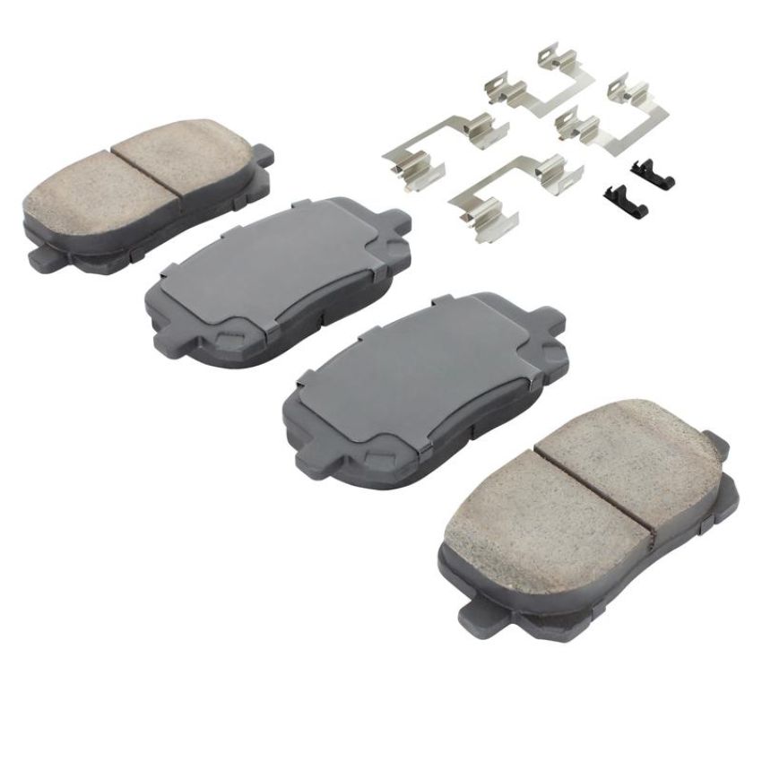 MPA 1001-0923C Quality-Built Premium Ceramic Brake Pads w/ Hardware