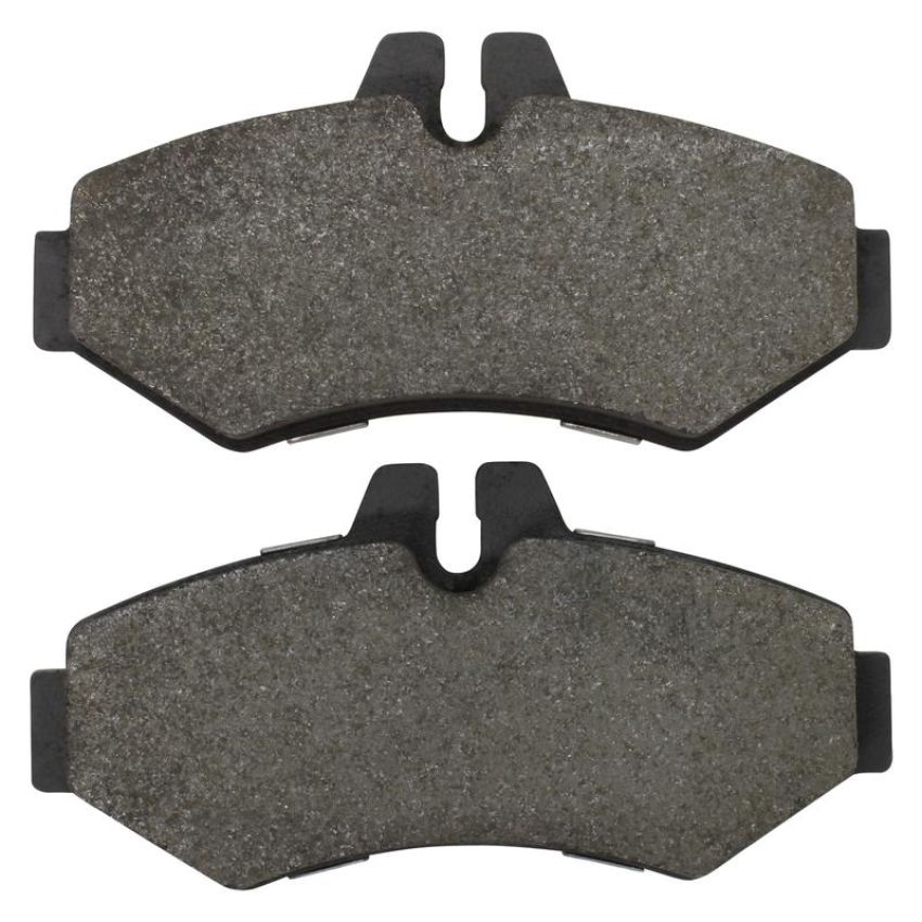 MPA 1001-0928M Quality-Built Premium Semi-Metallic Brake Pads w/ Hardware