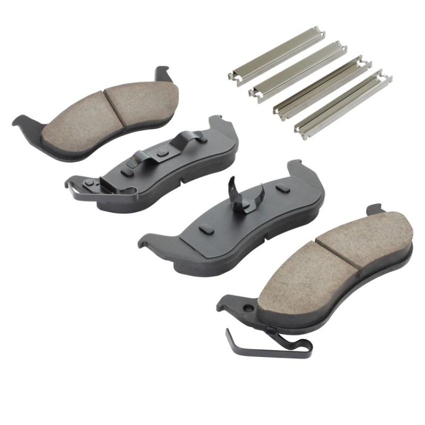 MPA 1001-0932C Quality-Built Premium Ceramic Brake Pads w/ Hardware