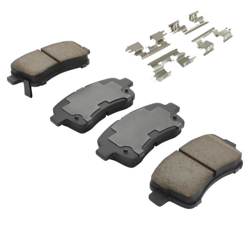 MPA 1001-0937C Quality-Built Premium Ceramic Brake Pads w/ Hardware