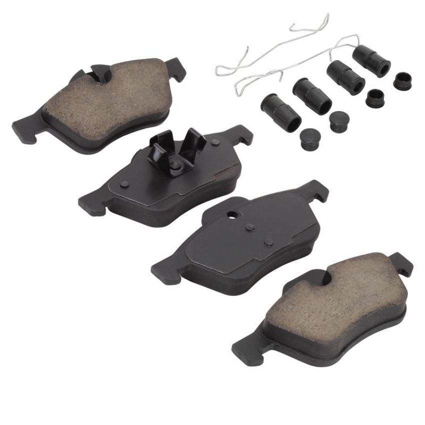 MPA 1001-0939C Quality-Built Premium Ceramic Brake Pads w/ Hardware