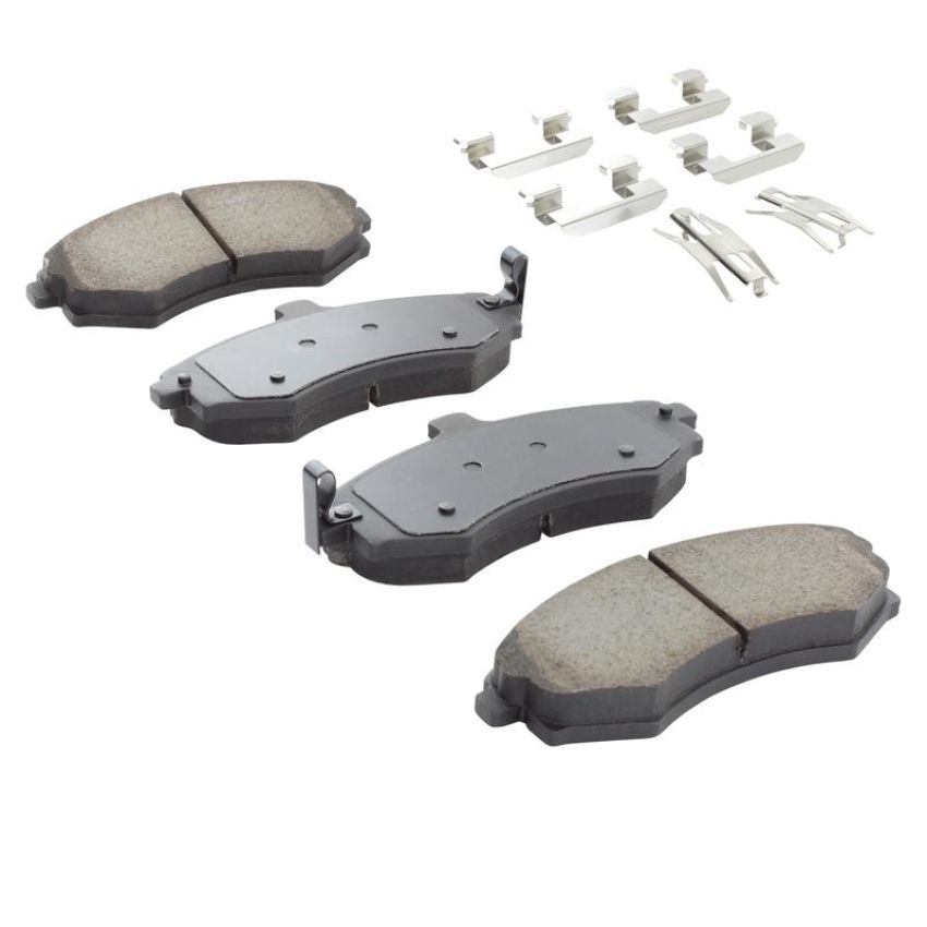MPA 1001-0941M Quality-Built Premium Semi-Metallic Brake Pads w/ Hardware