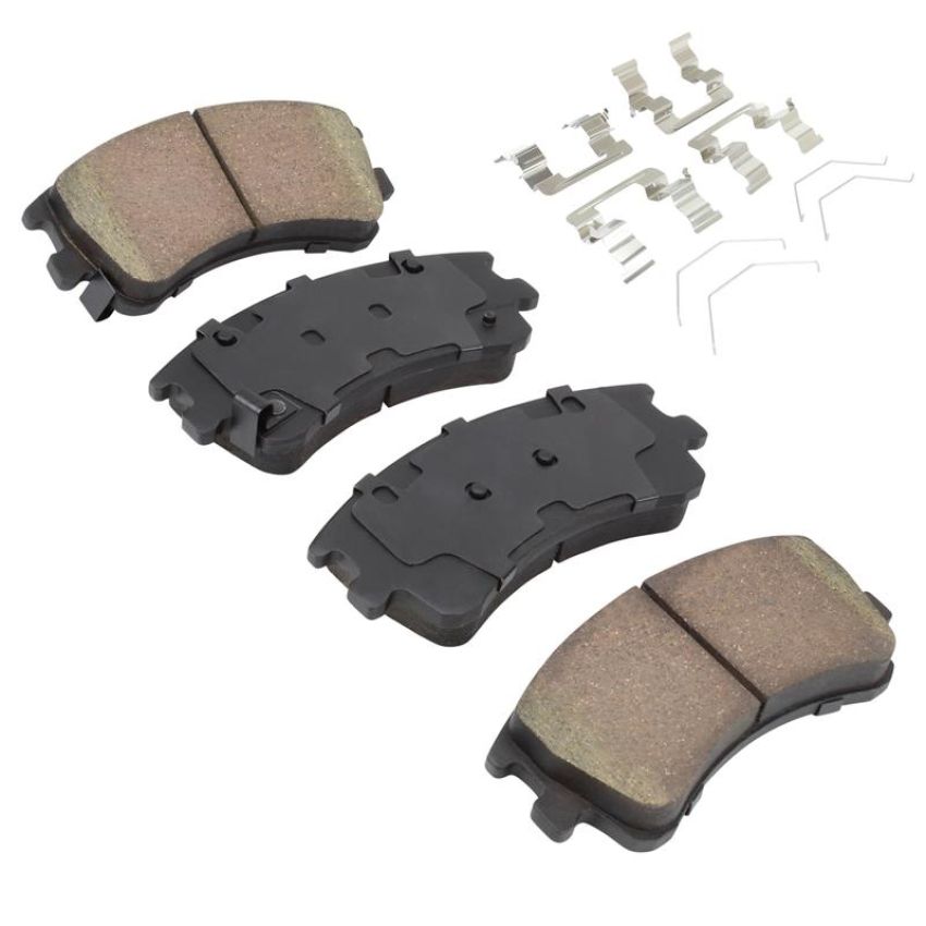 MPA 1001-0957C Quality-Built Premium Ceramic Brake Pads w/ Hardware