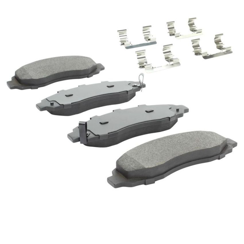 MPA 1001-0962M Quality-Built Premium Semi-Metallic Brake Pads w/ Hardware