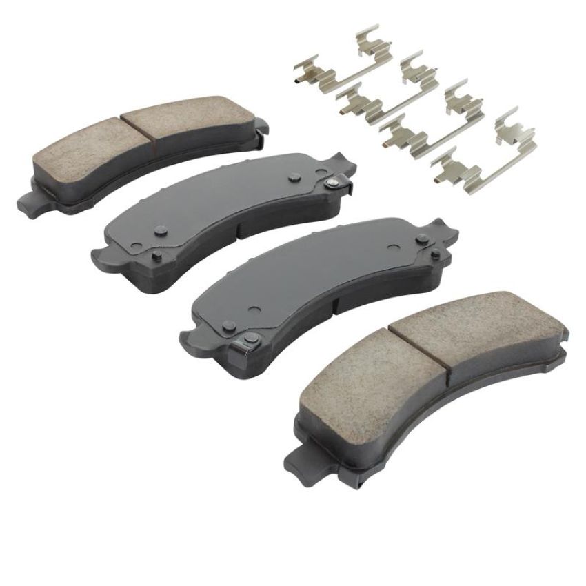 MPA 1001-0974C Quality-Built Premium Ceramic Brake Pads w/ Hardware