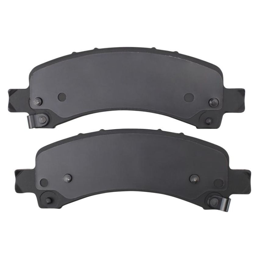 MPA 1001-0974M Quality-Built Premium Semi-Metallic Brake Pads w/ Hardware
