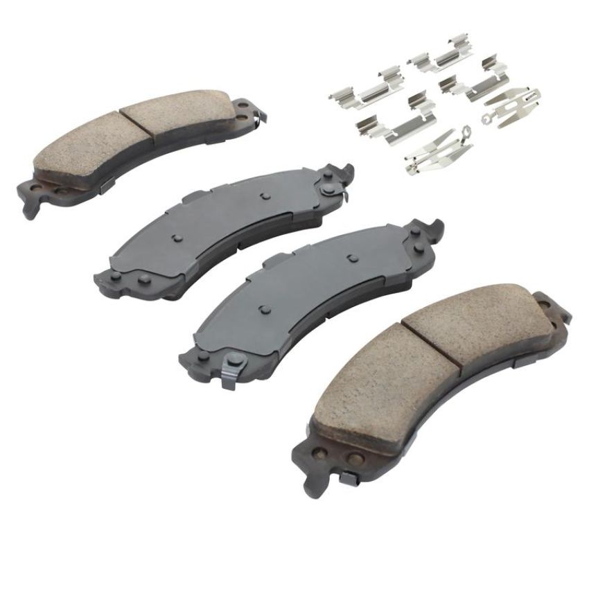 MPA 1001-0975C Quality-Built Premium Ceramic Brake Pads w/ Hardware