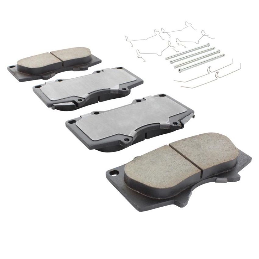 MPA 1001-0976AC Quality-Built Premium Ceramic Brake Pads w/ Hardware