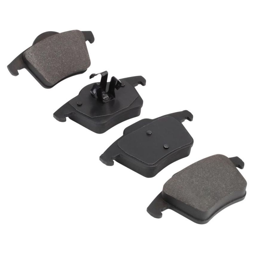 MPA 1001-0980M Quality-Built Premium Semi-Metallic Brake Pads w/ Hardware