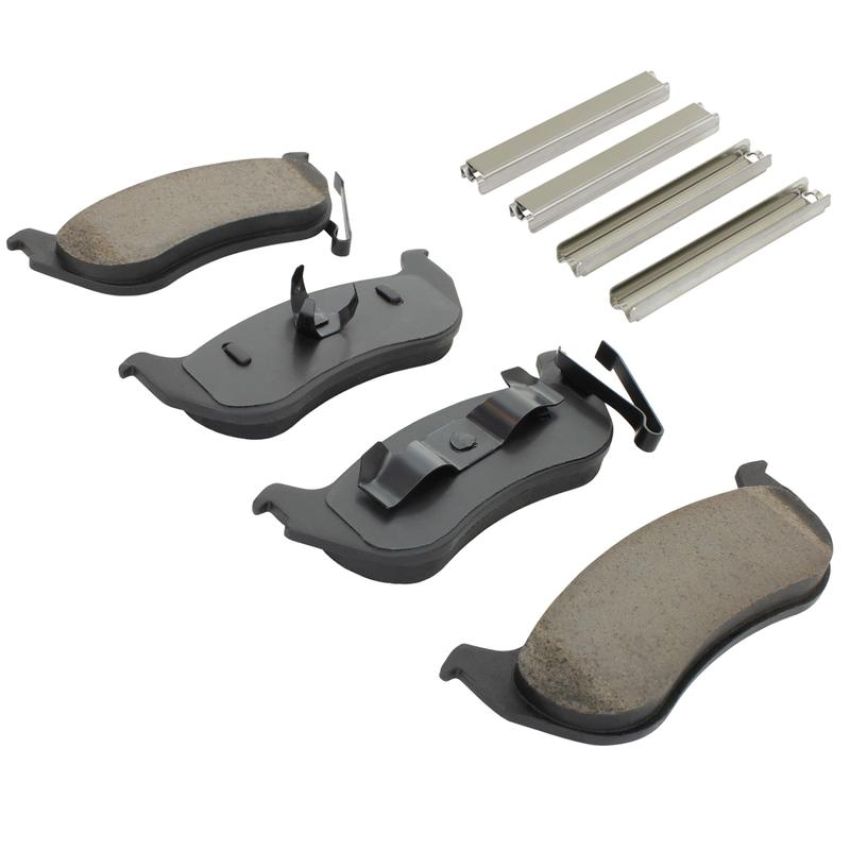MPA 1001-0981AC Quality-Built Premium Ceramic Brake Pads w/ Hardware