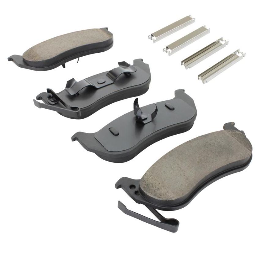 MPA 1001-0981C Quality-Built Premium Ceramic Brake Pads w/ Hardware