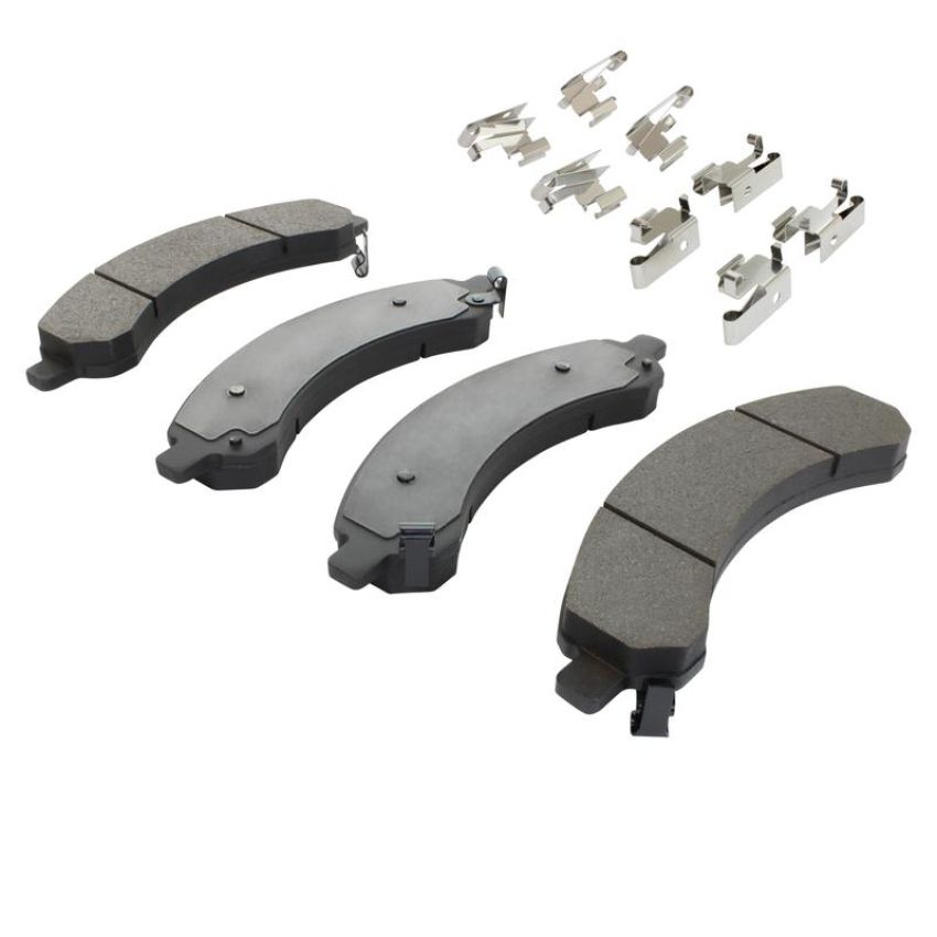 MPA 1001-0989C Quality-Built Premium Ceramic Brake Pads w/ Hardware