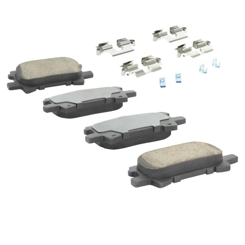 MPA 1001-0996M Quality-Built Premium Semi-Metallic Brake Pads w/ Hardware