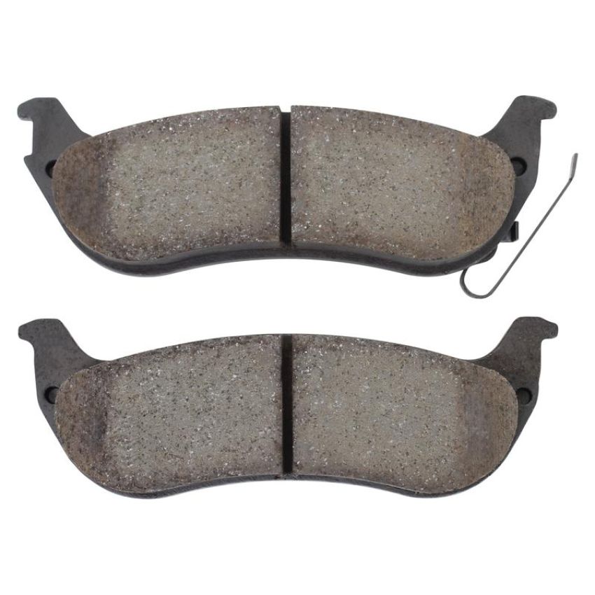 MPA 1001-0998M Quality-Built Premium Semi-Metallic Brake Pads w/ Hardware