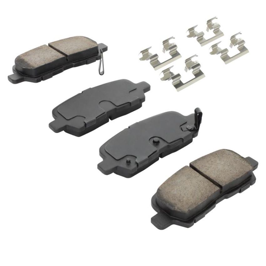 MPA 1001-0999C Quality-Built Premium Ceramic Brake Pads w/ Hardware