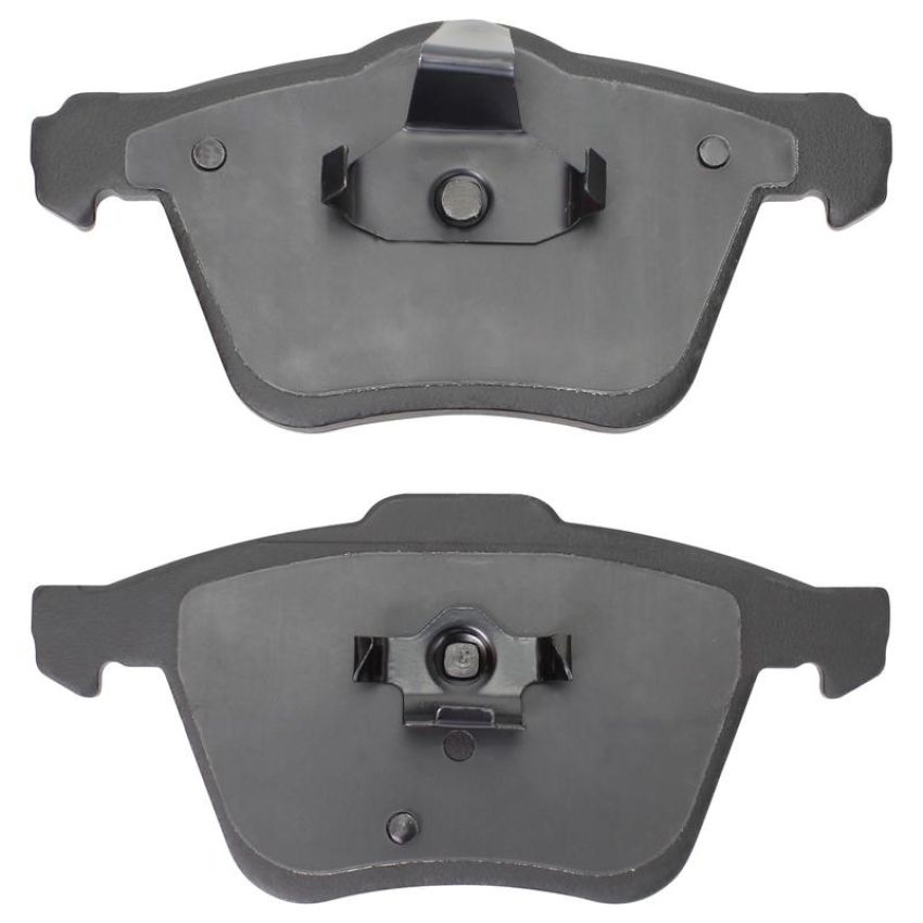 MPA 1001-1003M Quality-Built Premium Semi-Metallic Brake Pads w/ Hardware