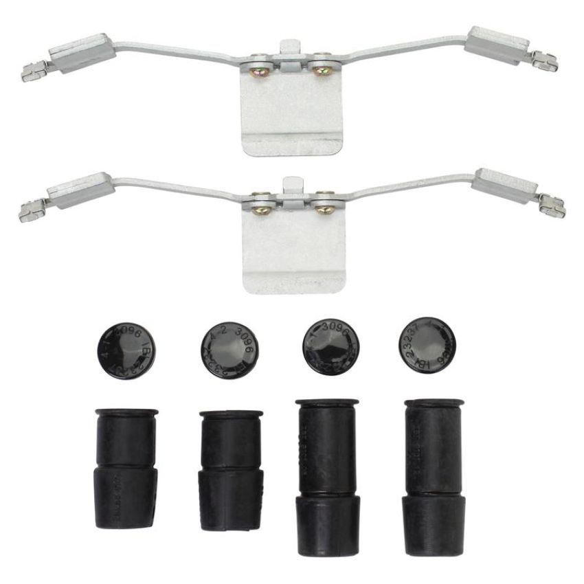 MPA 1001-1003M Quality-Built Premium Semi-Metallic Brake Pads w/ Hardware
